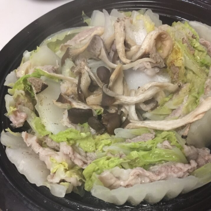 やもめ食堂 豚と白菜のタジン鍋